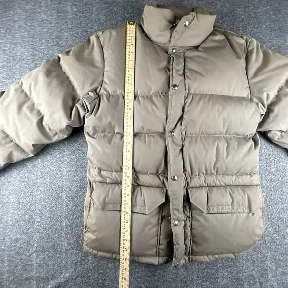 THE NORTH FACE Vintage SIERRA Goose Down Puffer Jacket Mens Sz M Beige NO HOOD - Picture 13 of 14